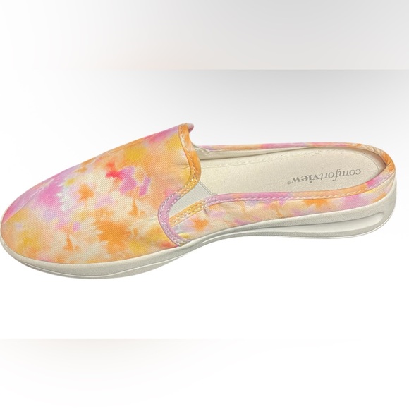 COMFORTVIEW CAMELIA MULE SNEAKERS SLIP-ON WOMEN COLORFUL TIE-DYE SIZE 12M NO BOX - Picture 7 of 7